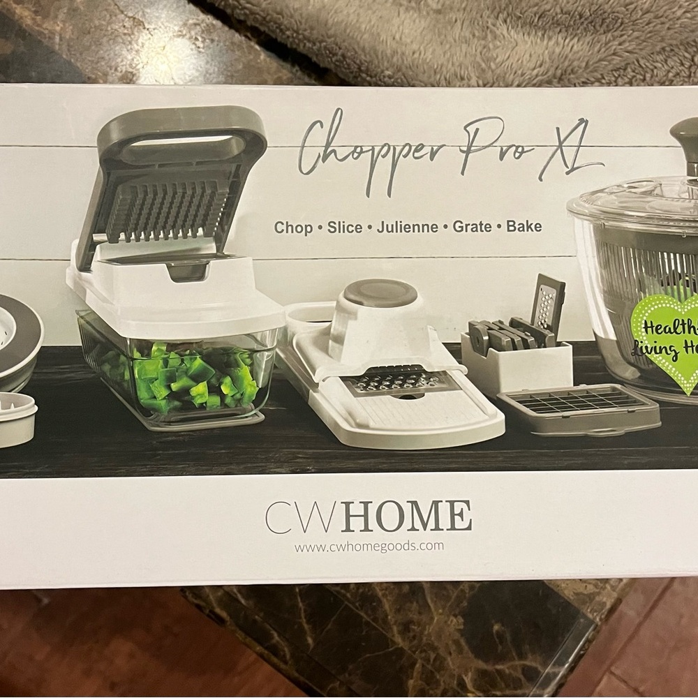 Chopper Pro XL Multi-Function Kitchen Vegetable Chopper - White